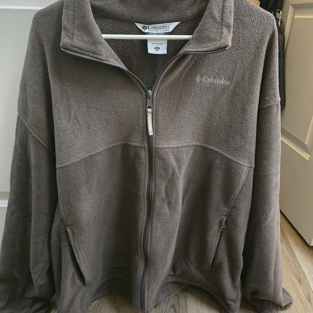 Columbia Brown Fleece Jacket